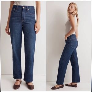 NWT Madewell the perfect vintage wide-leg jean, size 28 full length